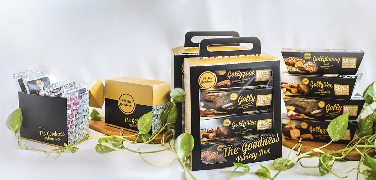 Glutenfree, dairyfree goodie gift bags boxes for events, meetings