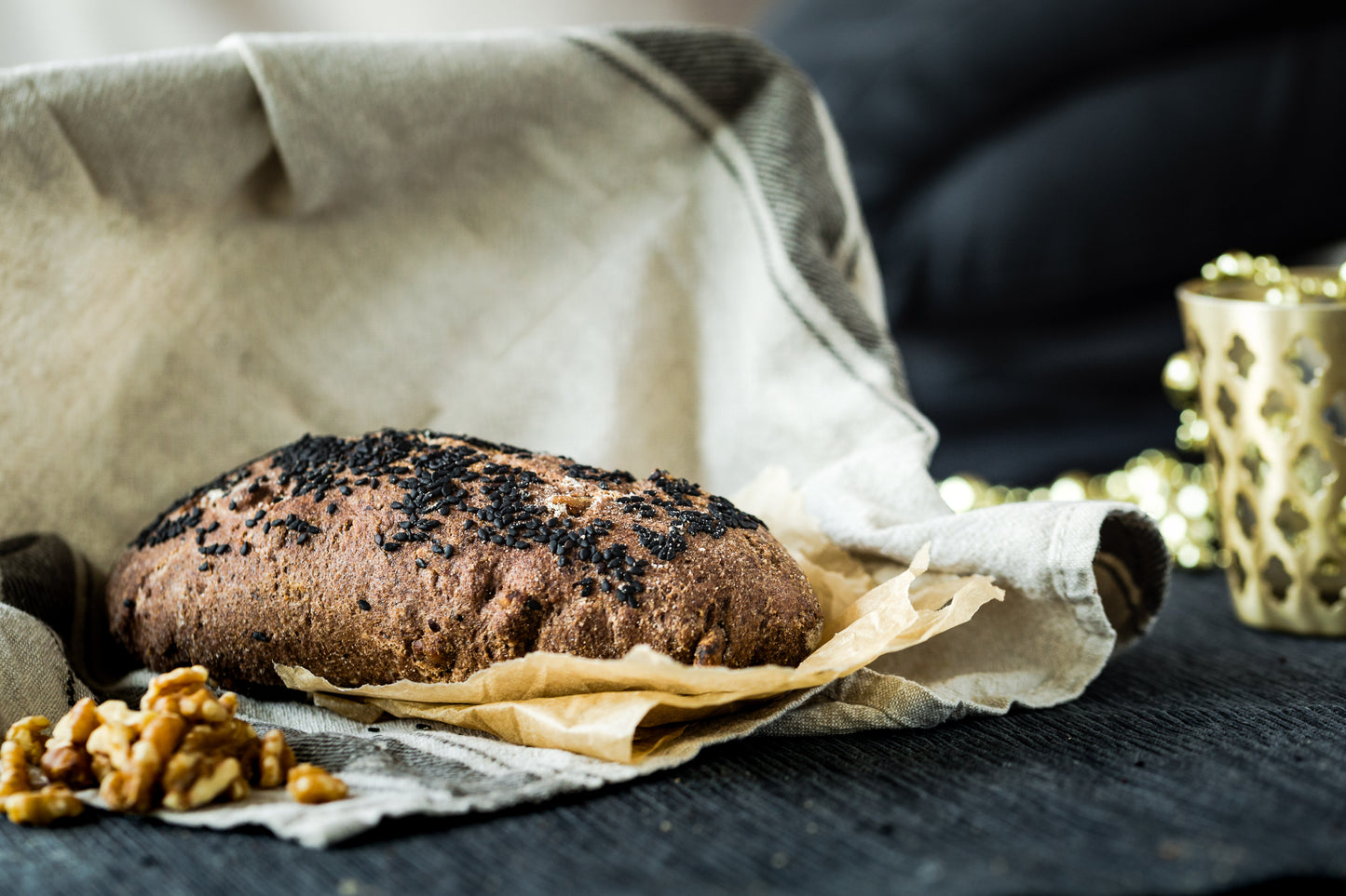 Walnut Bread Rolls / Loaf