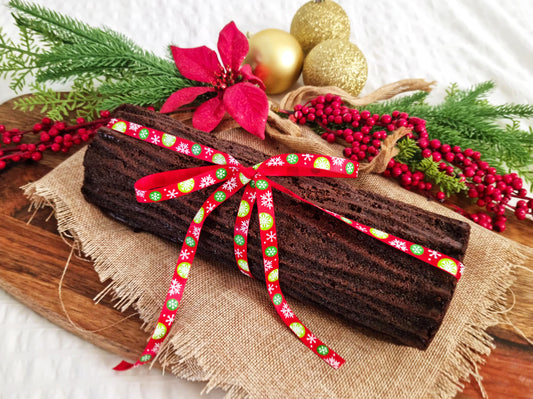 Signature Dark Chocolate Christmas Log Cake