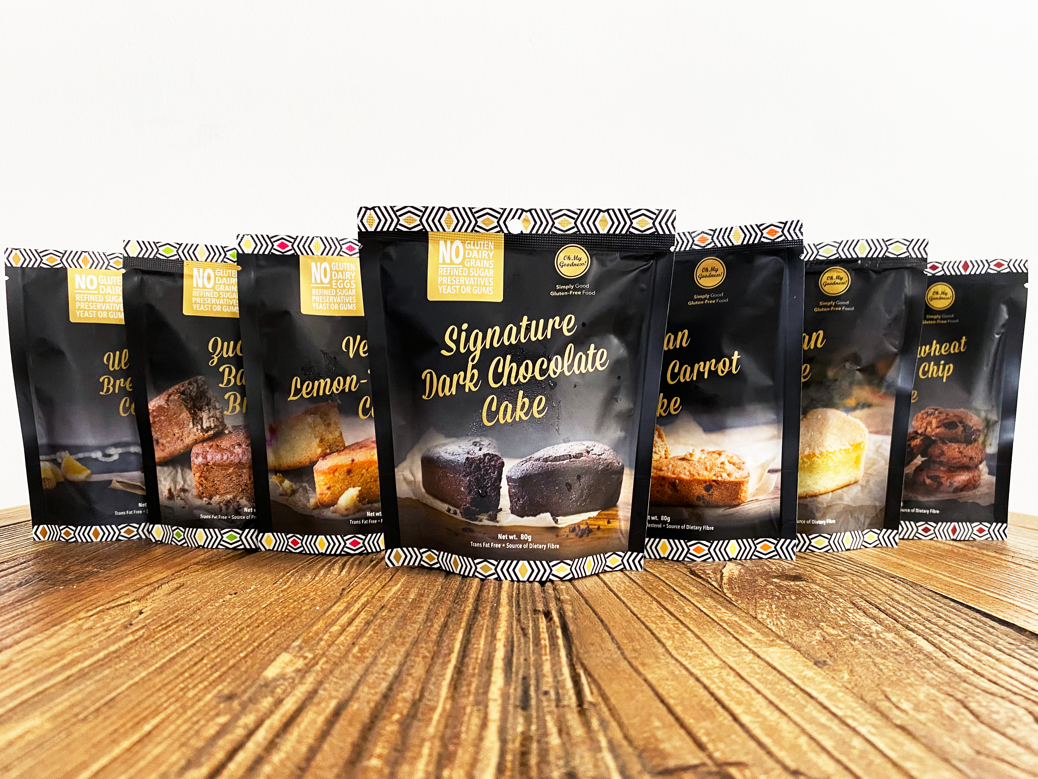 Single Serve, Individually Packed <br> Cakes & Cookies