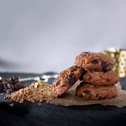 Vegan Oat & Buckwheat Chocolate Chip Cookie