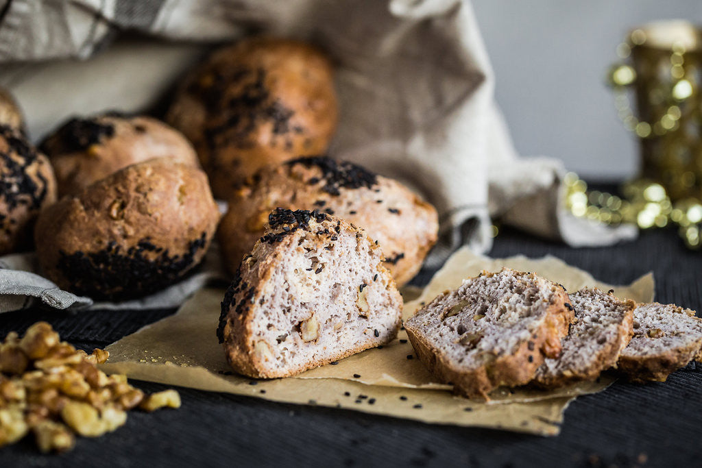 Walnut Bread Rolls / Loaf