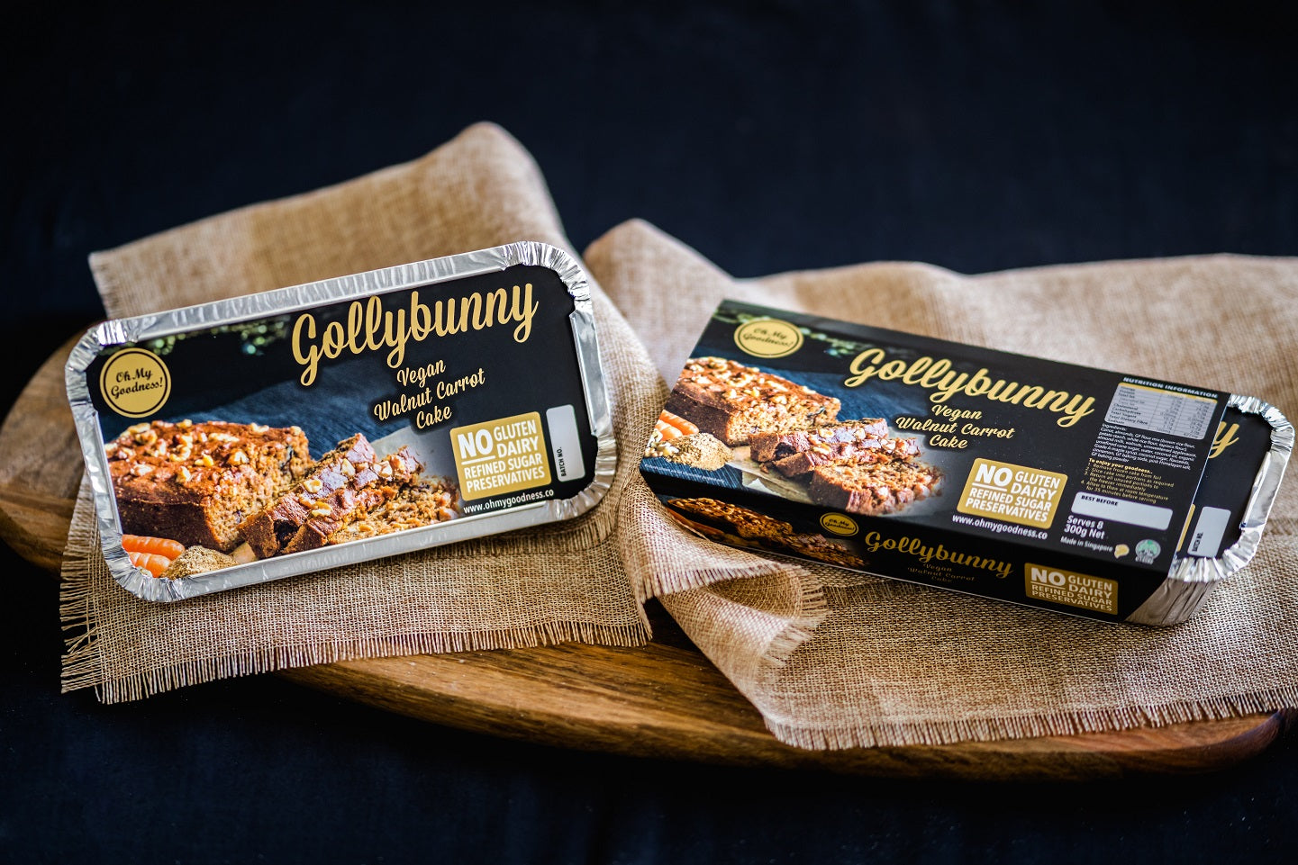 Walnut Cake Box Gluten-Free Cakes Singapore | Dairy-Free & Halal Cakes – Oh My Goodness!