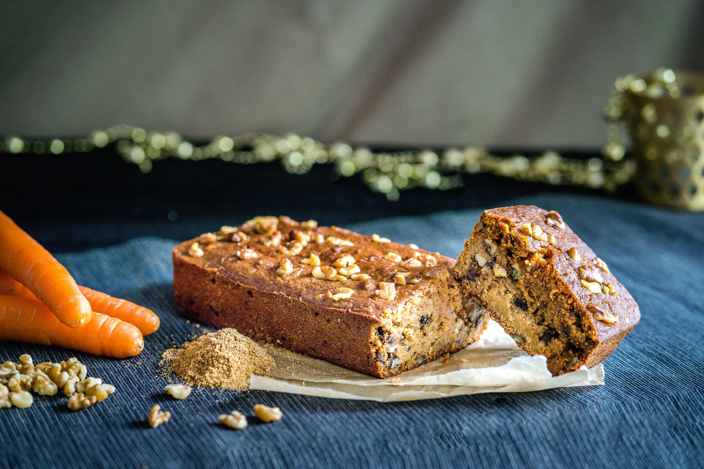 Vegan Walnut Carrot Cake